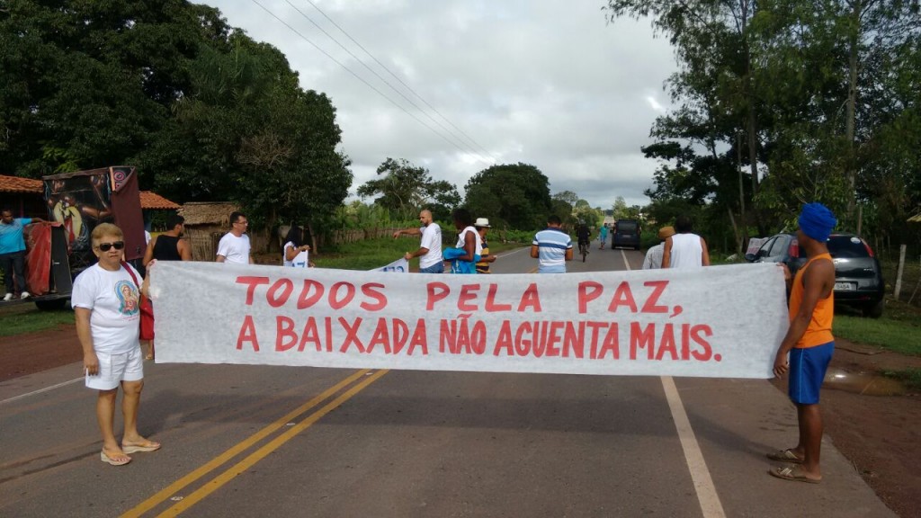 Protestos marcam manifestação contra a violência em municípios da Baixada Maranhense