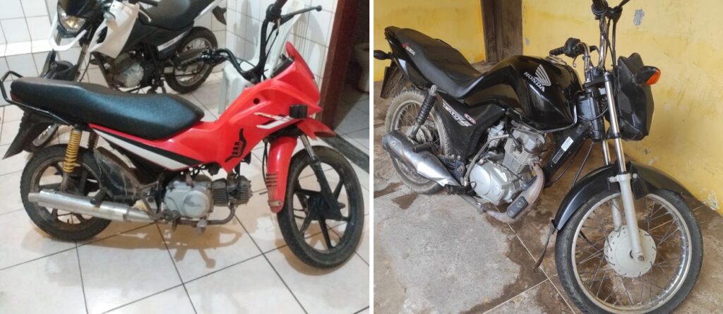 Em menos de 24 horas, duas motos roubadas são recuperadas pela polícia em São Vicente Ferrer