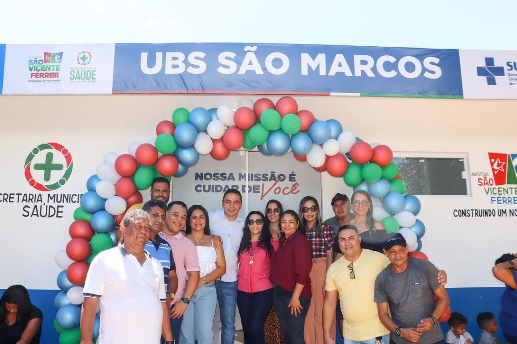 Adriano Freitas avança em São Vicente Ferrer e entrega UBS para os moradores do povoado São Marcos e adjacências
