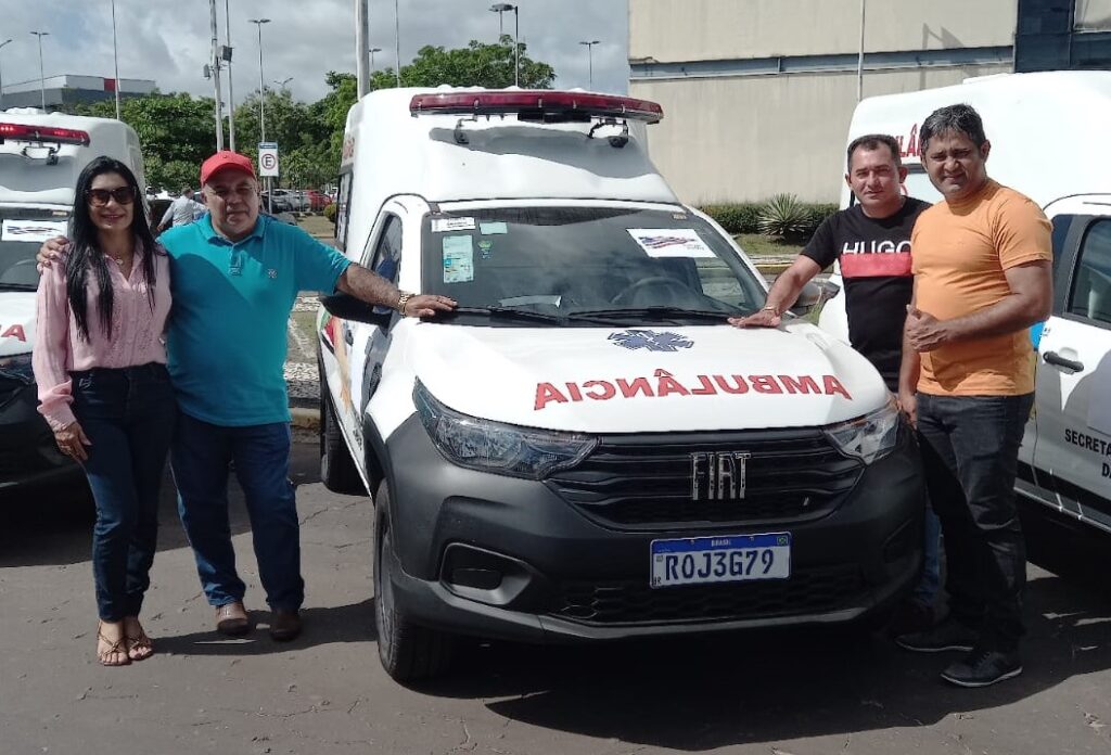 Em menos de dois anos de gestão, Toca Serra recebe a terceira ambulância para a cidade de Pedro do Rosário