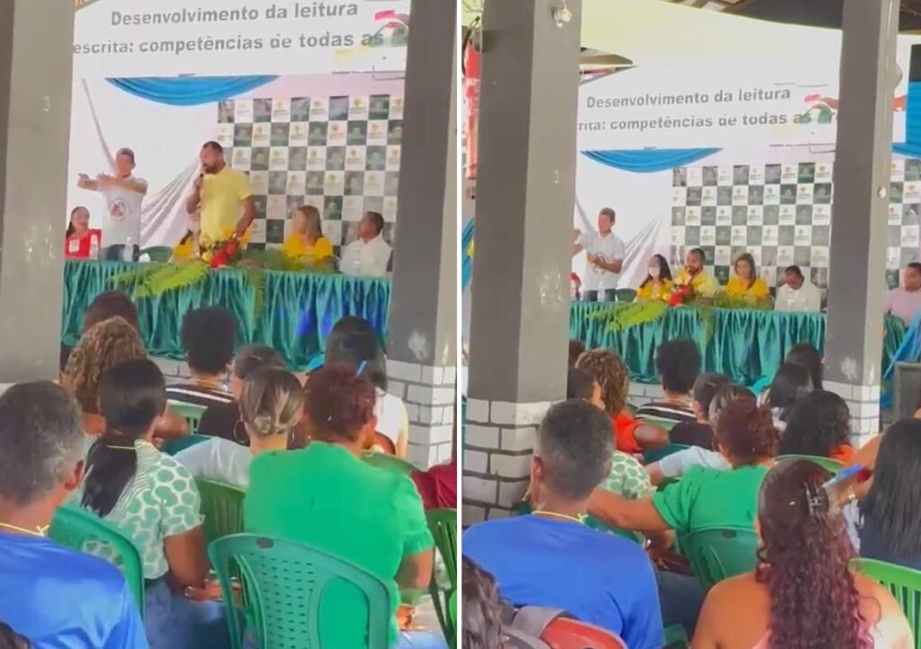 Professores de Palmeirândia cobram reajuste durante Jornada Pedagógica e são chamados de baderneiros por secretários do prefeito
