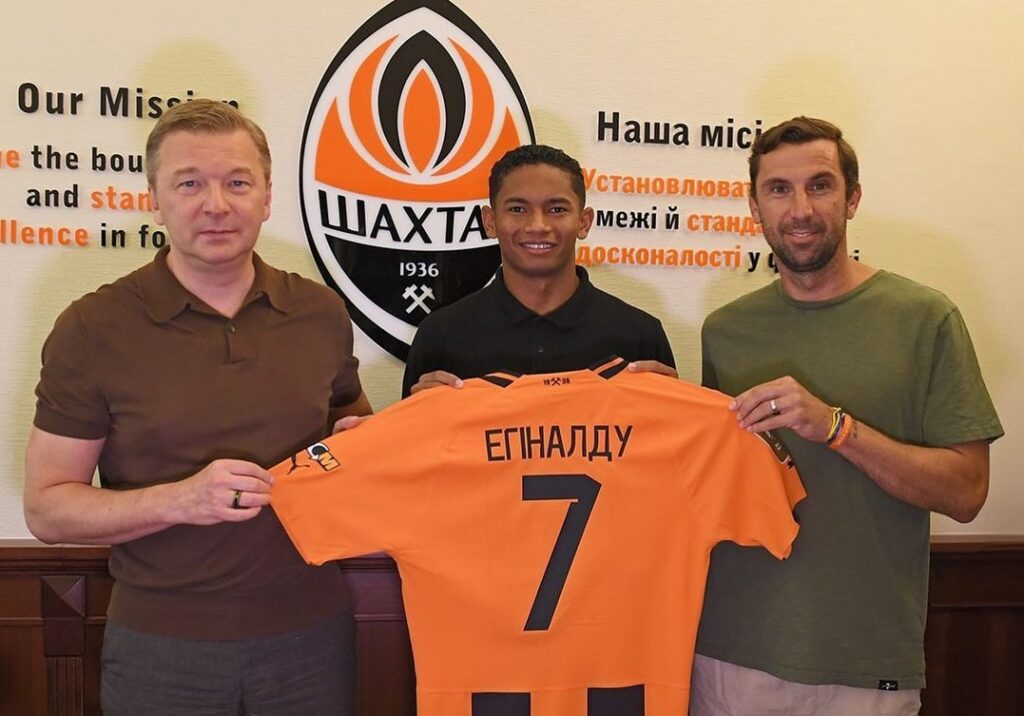 Shakhtar Donetsk anuncia contratação do jogador Eguinaldo Lemos, natural da Baixada Maranhense