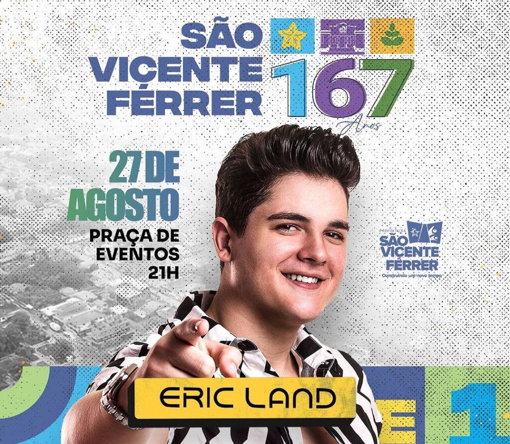 Adriano Freitas anuncia programação de quatro dias para comemorar 167 anos de emancipação de São Vicente Ferrer
