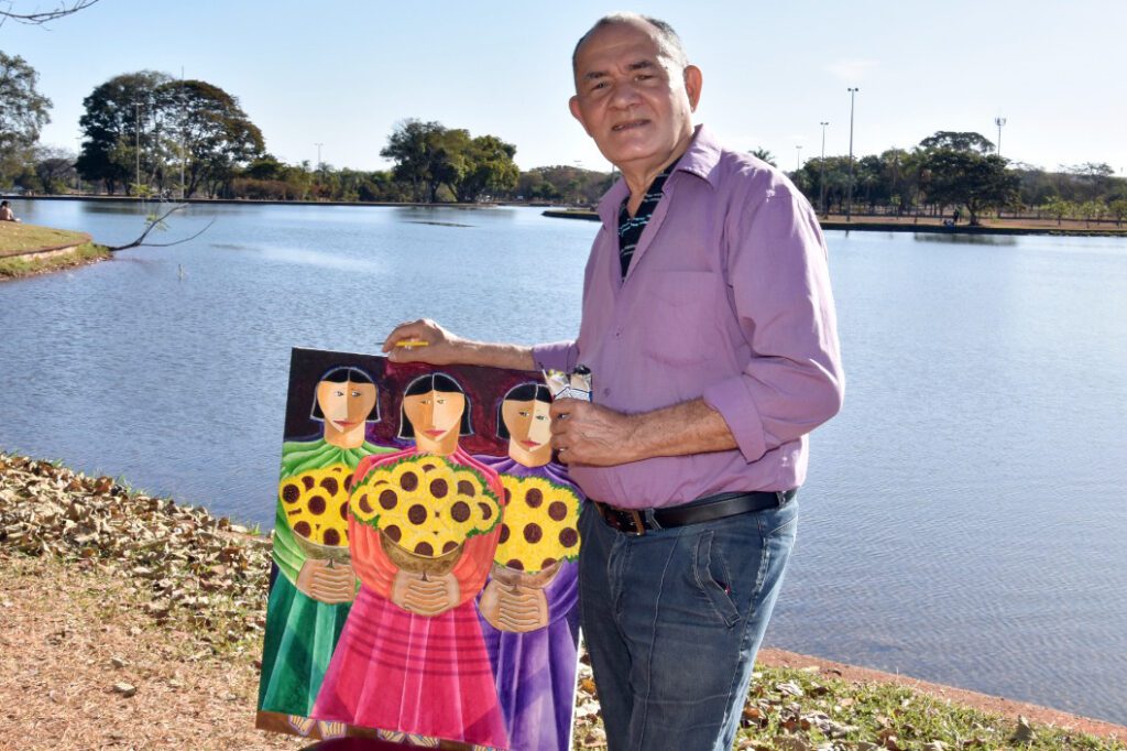 Exposição ‘Maranhão Meu Maranhão’, de artista plástico da Baixada Maranhense, é aberta na sede da PGJ