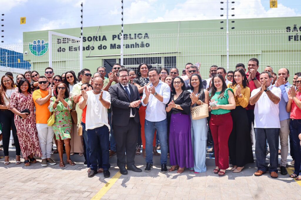 Prefeito e defensor-geral do Maranhão entregam econúcleo da Defensoria Pública Estadual em São Vicente Ferrer