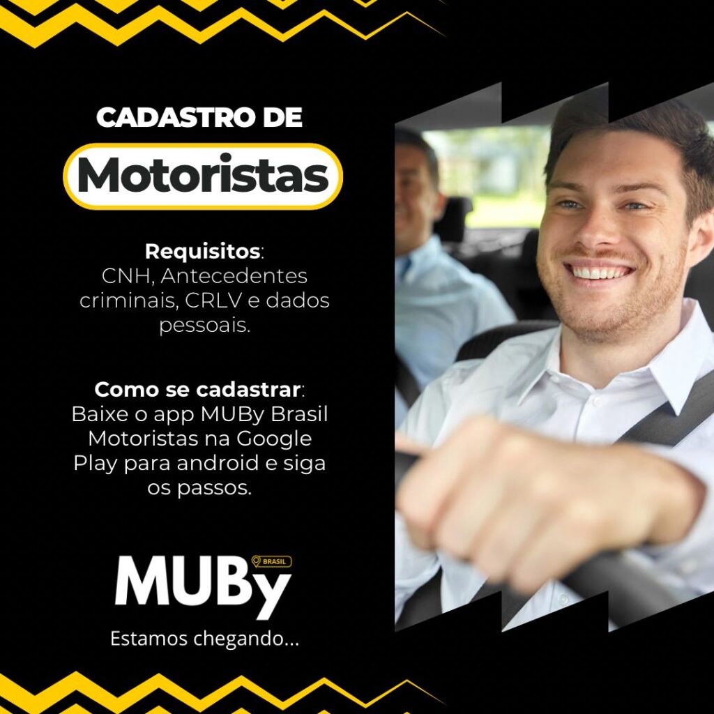 MUBy Brasil, aplicativo tipo UBER, chega na cidade de Viana e inicia cadastro de motoristas