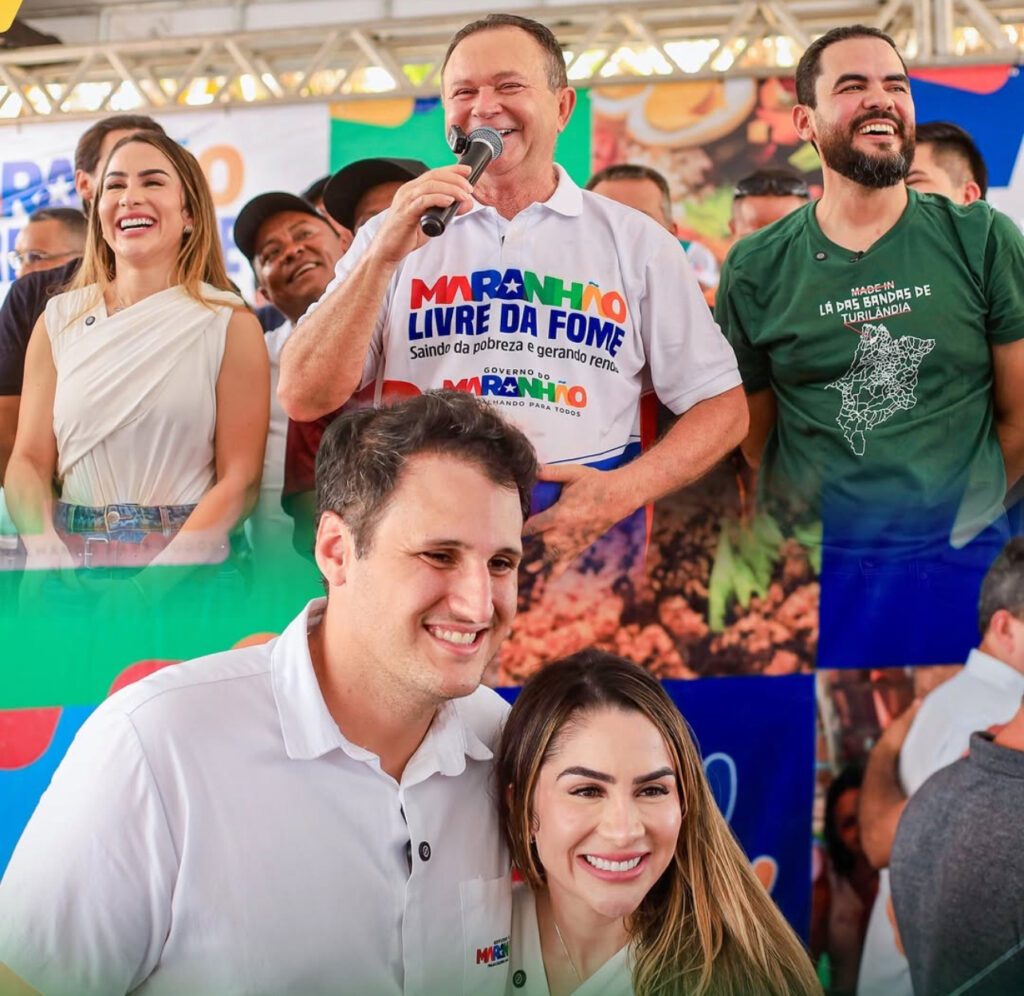 Paulo Curió e Dra. Eva recebem Orleans e Carlos Brandão em Turilândia para inaugurações e anúncio de pacote de obras