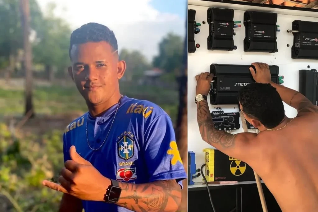 Jovem morre após descarga elétrica durante montagem de som automotivo em cidade da Baixada Maranhense