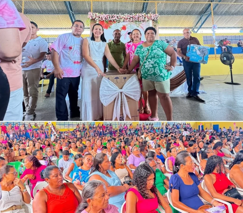 Evento liderado por Letícia de Sibá celebra mães com homenagens e confraternização em Bacurituba