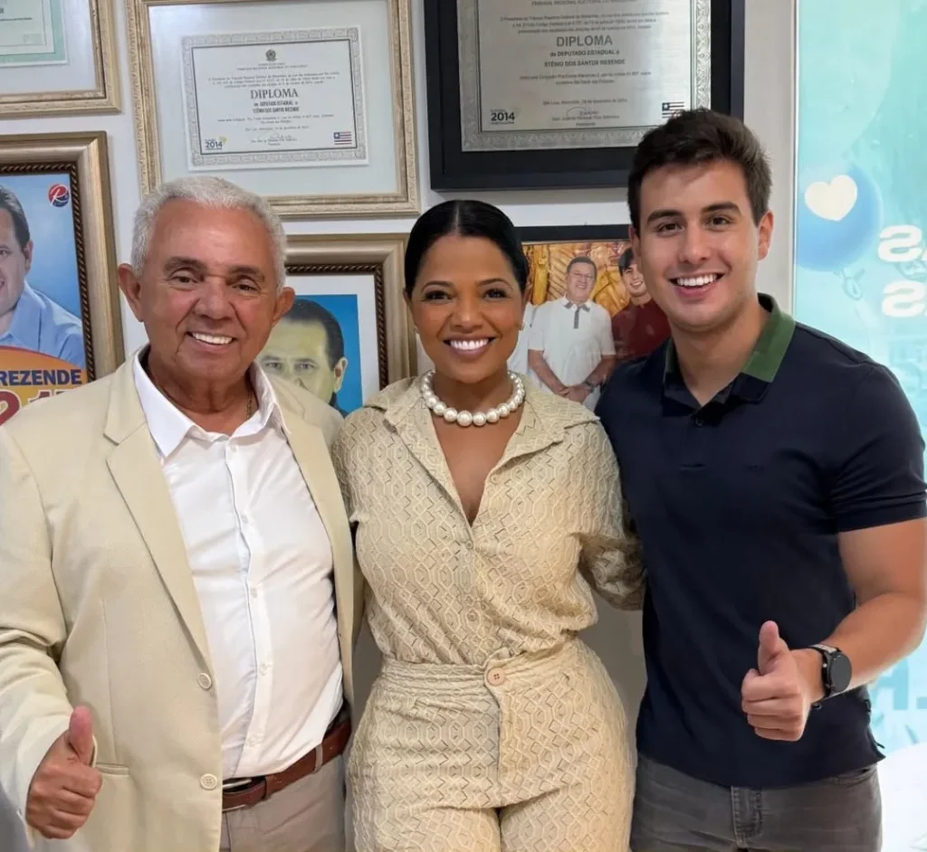 Reunião entre Willame Barros e os pré-candidatos Túlio Rezende e Fernanda Barros fortalece articulações na Baixada Maranhense