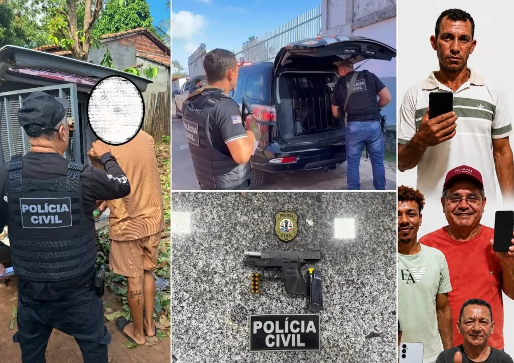 Polícia Civil realiza grande ofensiva contra o crime e prende suspeitos em cinco cidades da Baixada e Litoral Maranhense