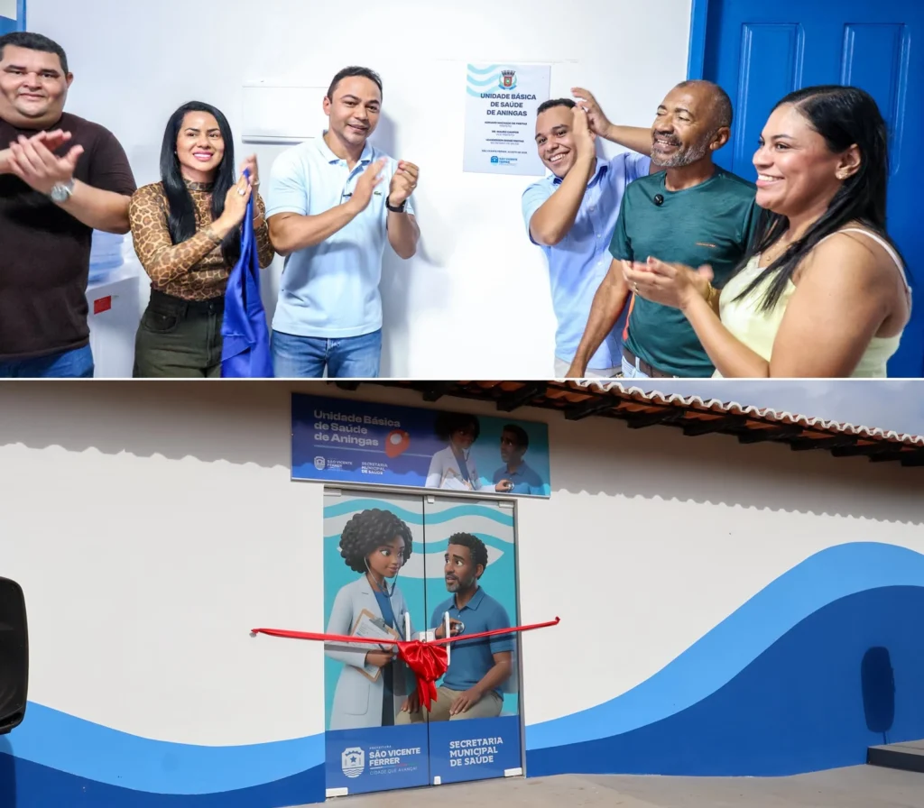 Prefeito Adriano Freitas entrega nova UBS no povoado Aningas durante comemorações pelos 170 anos de São Vicente Ferrer