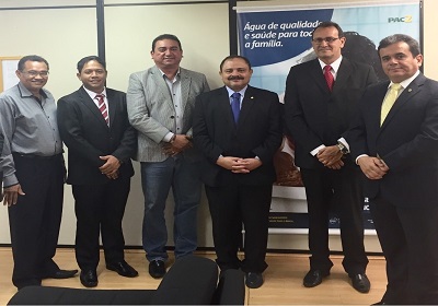EM BRASÍLIA, PREFEITO PRESTIGIA POSSE DE DIRETORES DA FUNASA