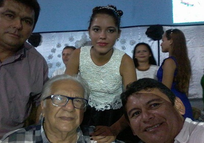 Pai do governador Flávio Dino participa de aniversário no povoado Olinda dos Aranhas