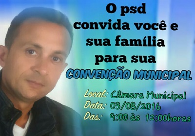 Convenção do PSD será amanhã em São Vicente Ferrer