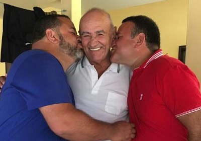 Gabriel homenageia seu pai, Adelson Santos Jacinto
