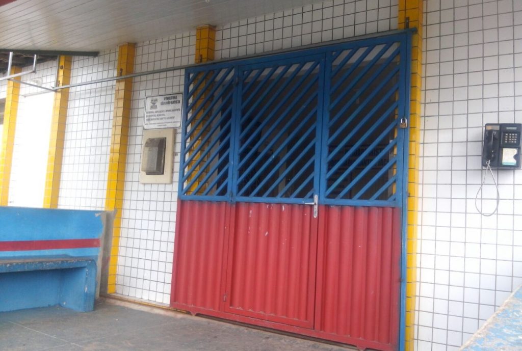Agora lascou: Prefeito some e hospital de São João Batista está com as portas fechadas desde ontem