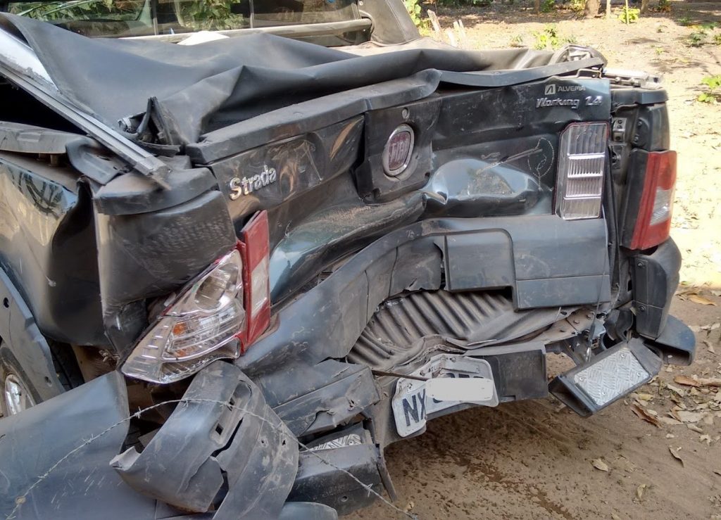 Motorista dorme no volante e teria provocado acidente no povoado Jaqueira, em São João Batista
