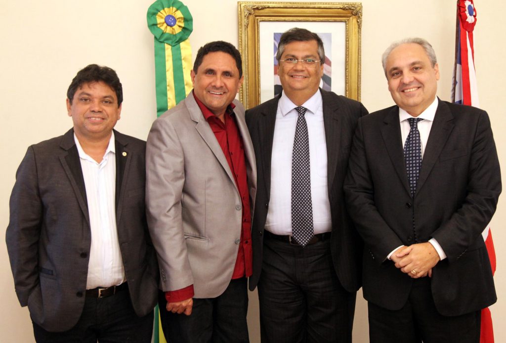 Prefeito de Olinda Nova do Maranhão é recebido pelo governador Flávio Dino
