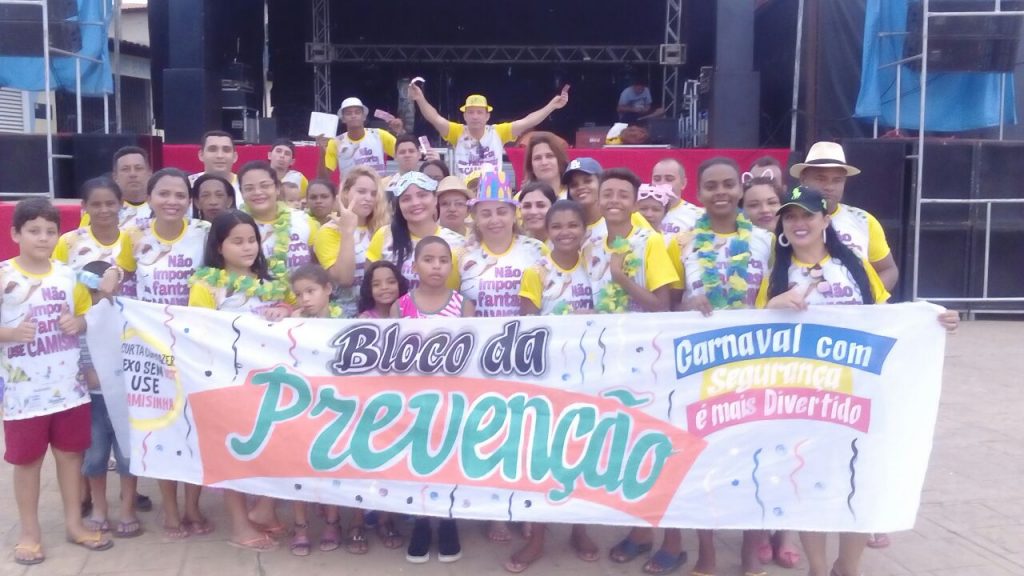Bloco da Prevenção faz alerta contra DST’s em Olinda Nova do Maranhão