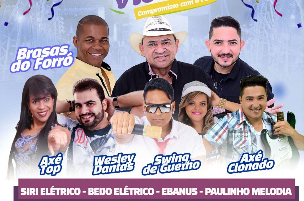 Confiram a programação oficial do carnaval 2017 em São Vicente Ferrer