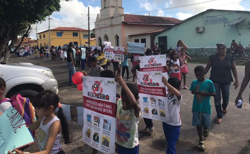 Caminhada alerta para o combate ao Aedes aegypti em São João Batista