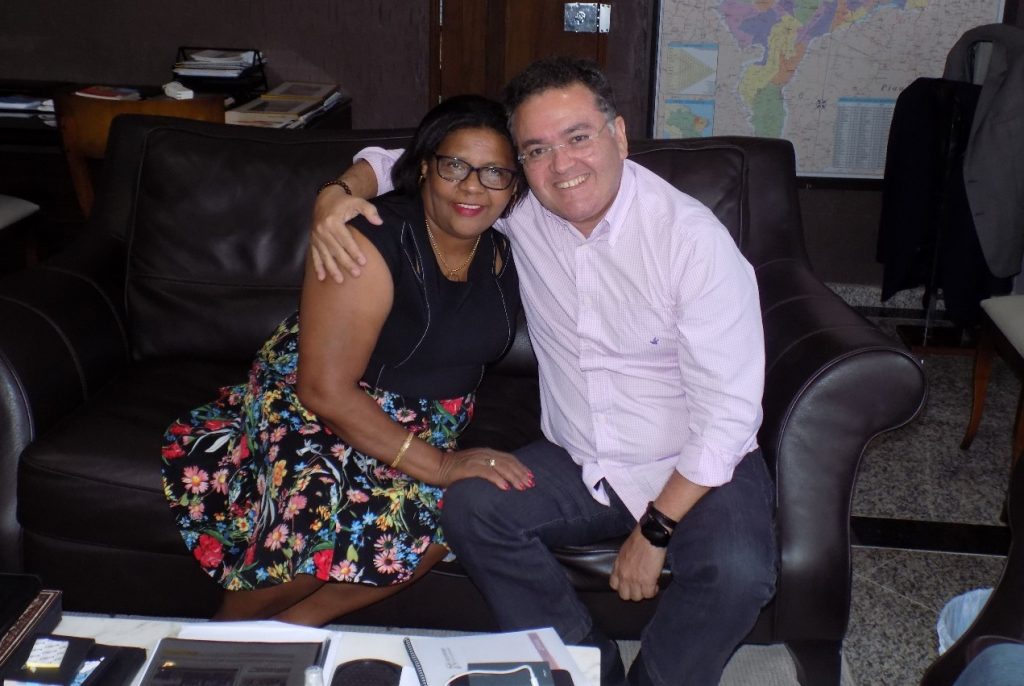 Em reunião com o senador Roberto Rocha, Conceição pede construção do Mercado do Produtor em São Vicente