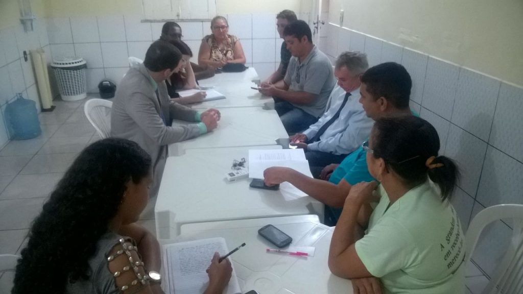 Sindicato dos Servidores se reúne com promotor de justiça em Olinda Nova do Maranhão