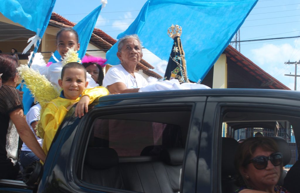 Paróquias de São João Batista, São Vicente e Olinda recebem imagem peregrina de Nossa Senhora Aparecida