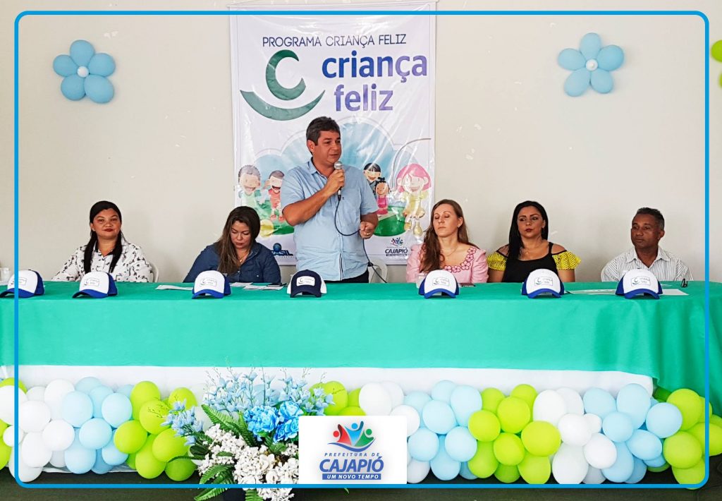Programa ‘Criança Feliz’ é lançado pelo prefeito Dr. Marcone em Cajapió