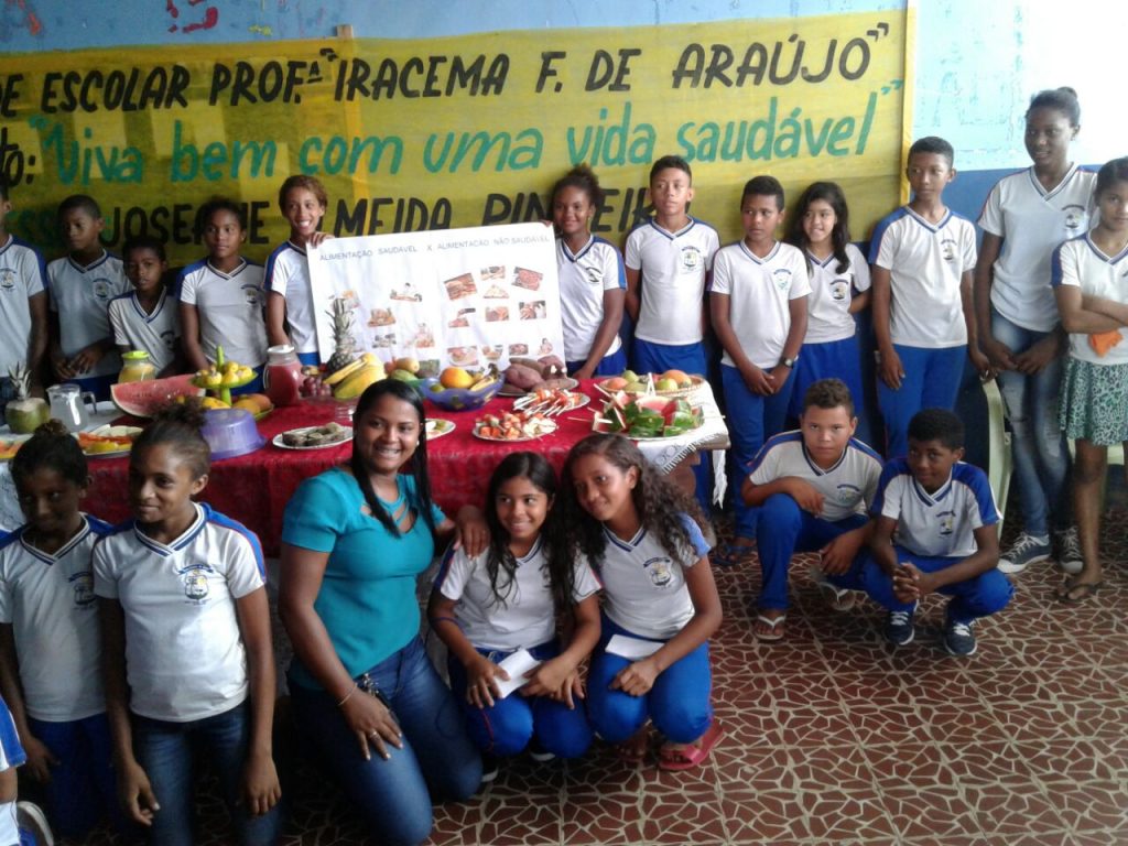 Projeto da escola Cema discute alimentação saudável com alunos de São João Batista