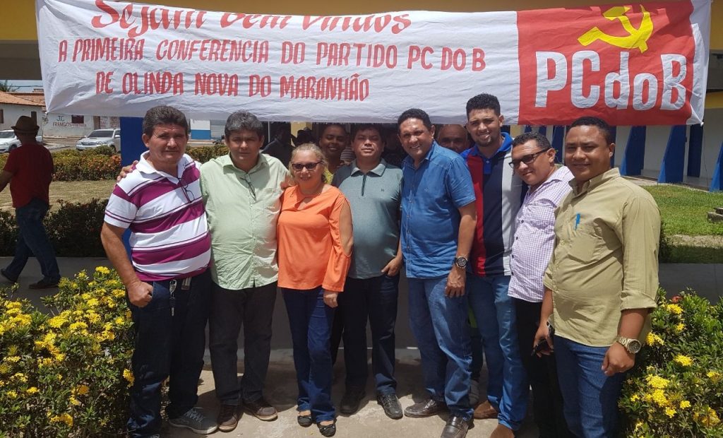 Jhonatan de Nicinha e Costinha comandarão o PC do B de Olinda Nova do Maranhão
