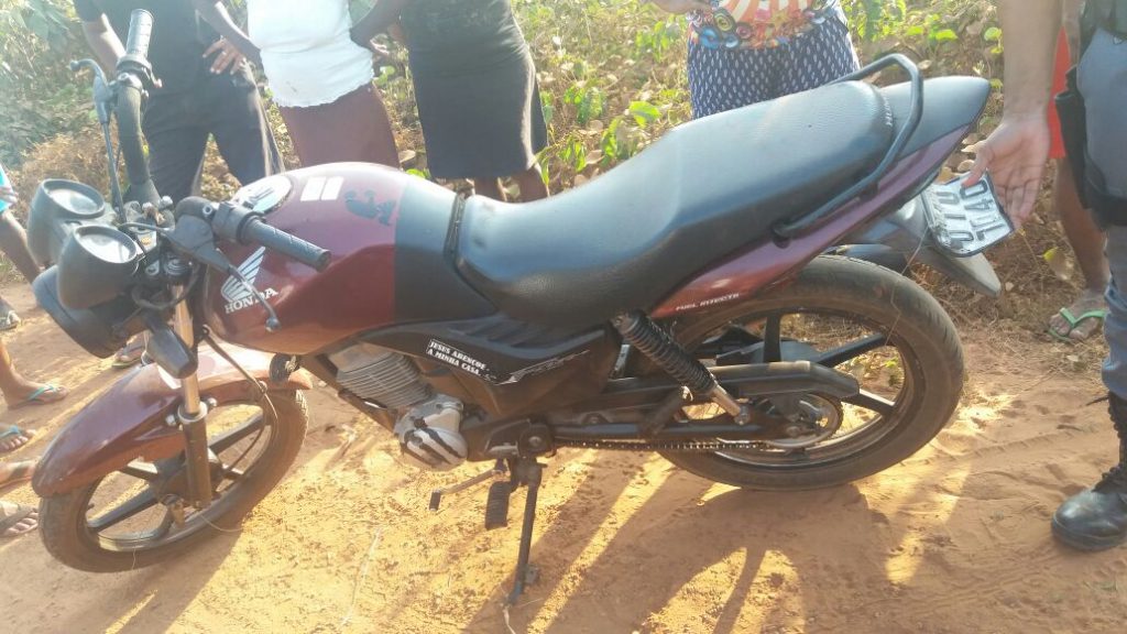 Moto com placa de São João Batista é encontrada em Olinda Nova do Maranhão