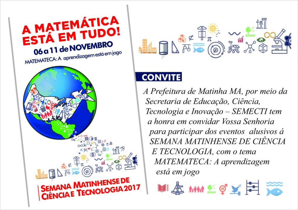 Semana Matinhense de Ciência e Tecnologia será aberta hoje, confiram a programação