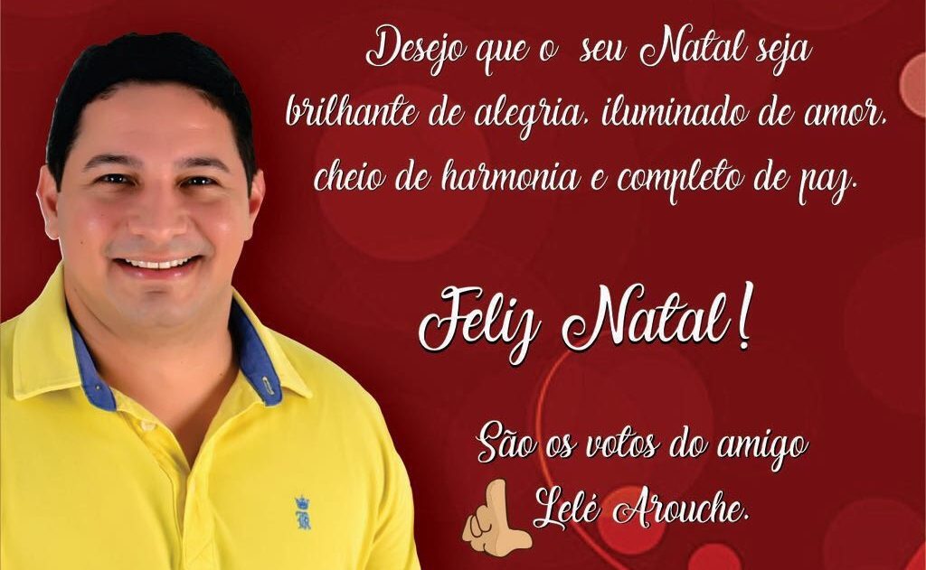 Mensagem de Natal de Lelé Arouche ao povo de São Vicente Ferrer