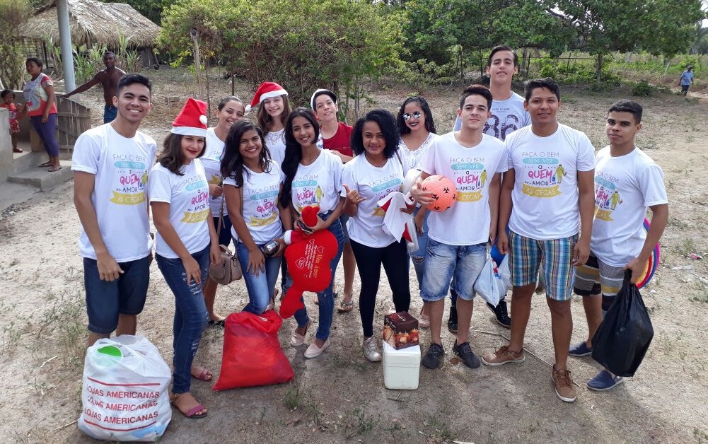 Projeto ‘Amor às Cegas’ realiza grande ação solidária de Natal em Matinha