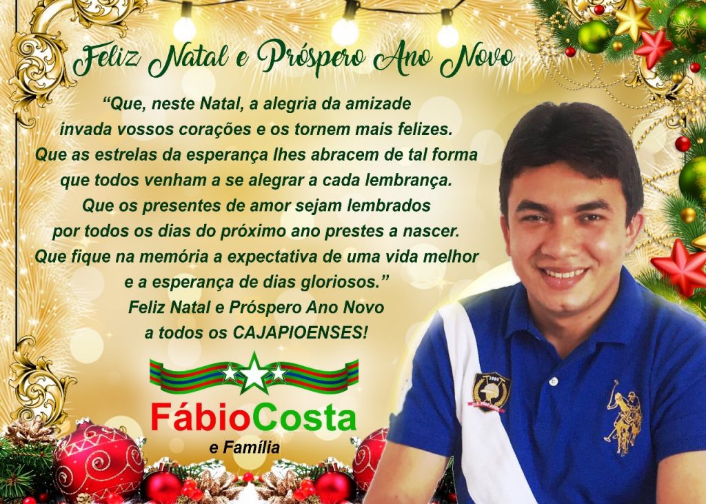 Mensagens de Natal e Ano Novo de Fábio Costa e Daniel Passos