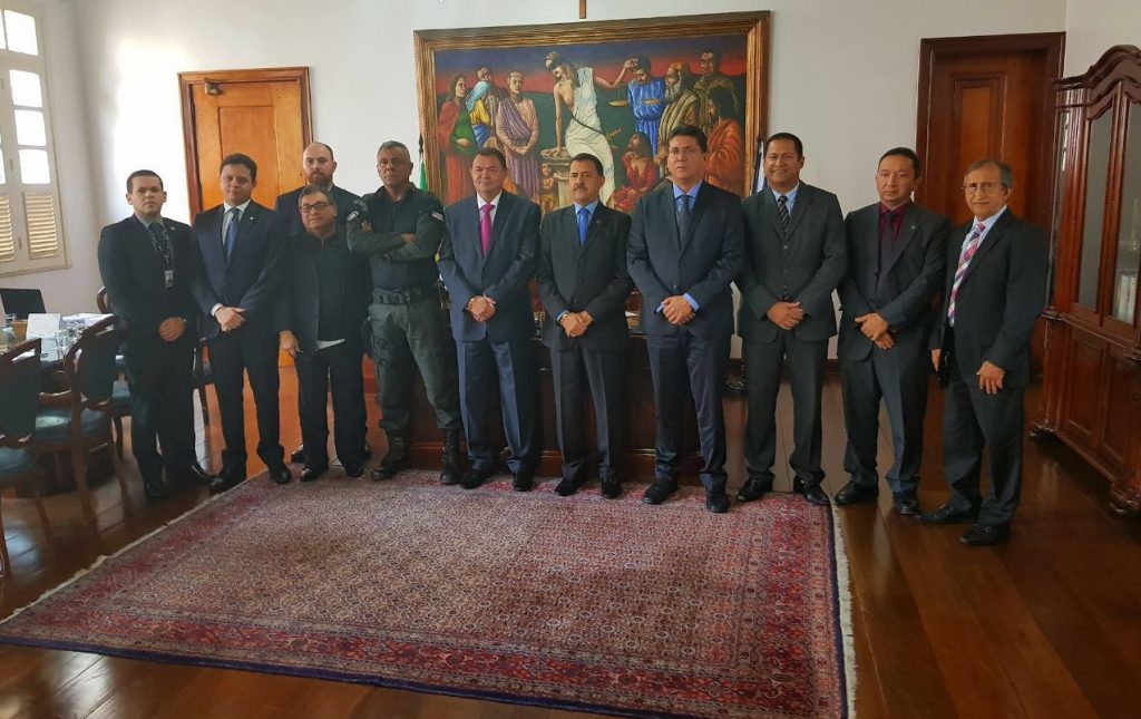 Presidente do TJ e o secretário Carlos Figueiredo pedem segurança reforçada para São João Batista