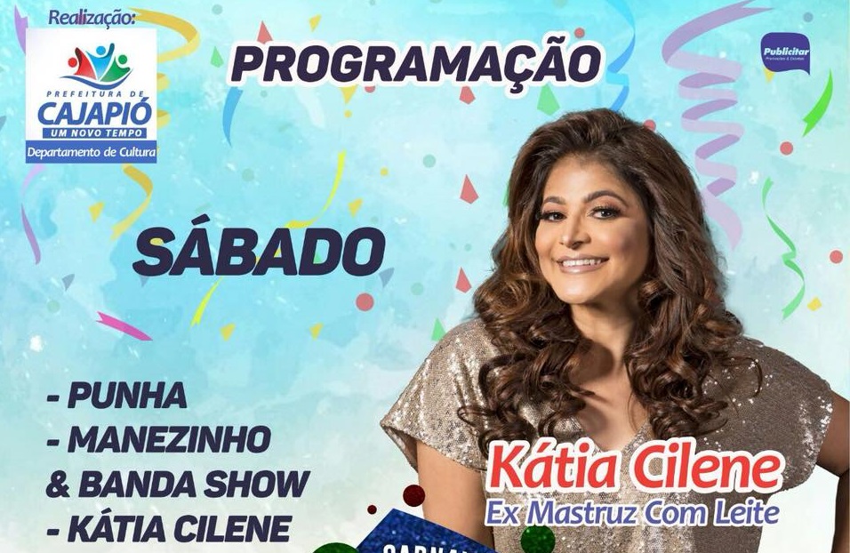 Confiram a programação para o primeiro dia de carnaval em Cajapió