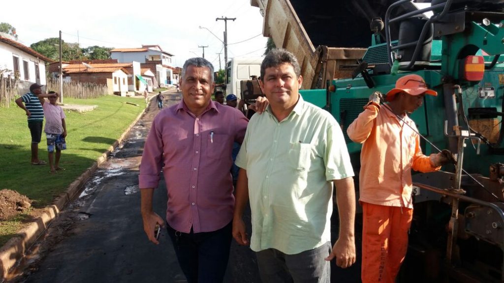 Superintendente de Articulação Política, Luiz Everton, participa do lançamento do ‘Mais Asfalto’ em Cajapió