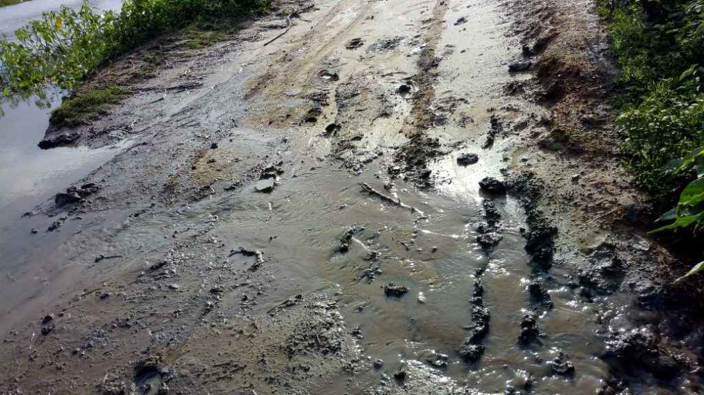 Águas transbordam nas barreiras dos povoados Quiá e Beirada, em São João Batista