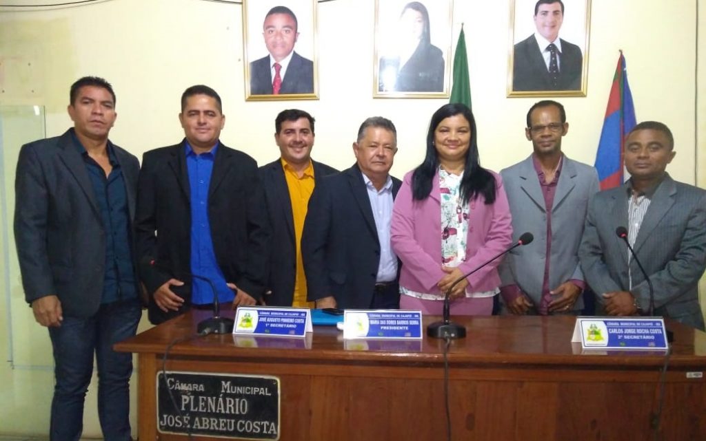 Dorinha é reeleita presidente da Câmara de Vereadores de Cajapió