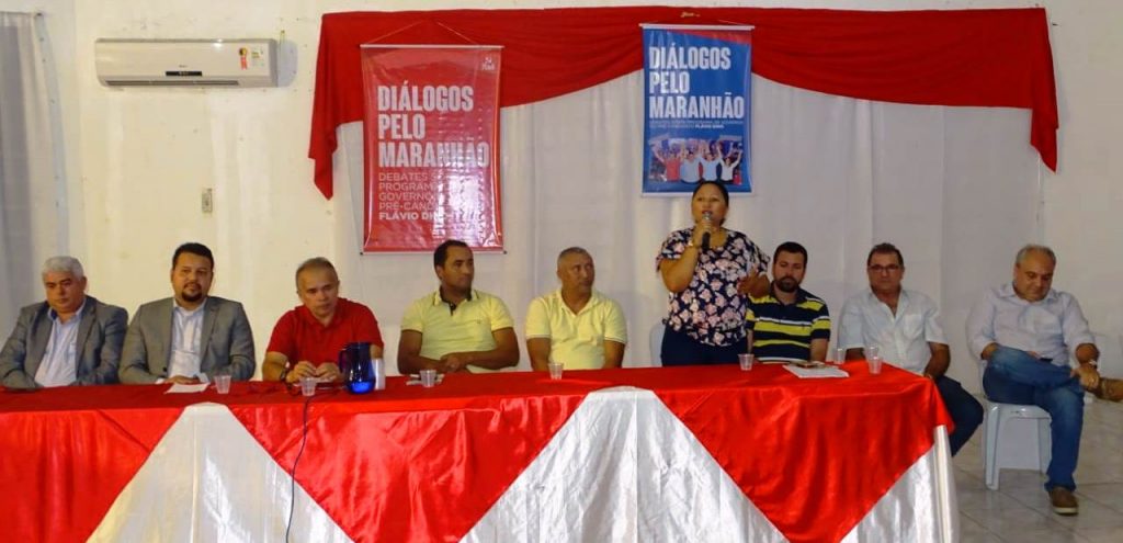 Prefeita Linielda lidera comitiva de Matinha em evento pró-reeleição de Flávio Dino
