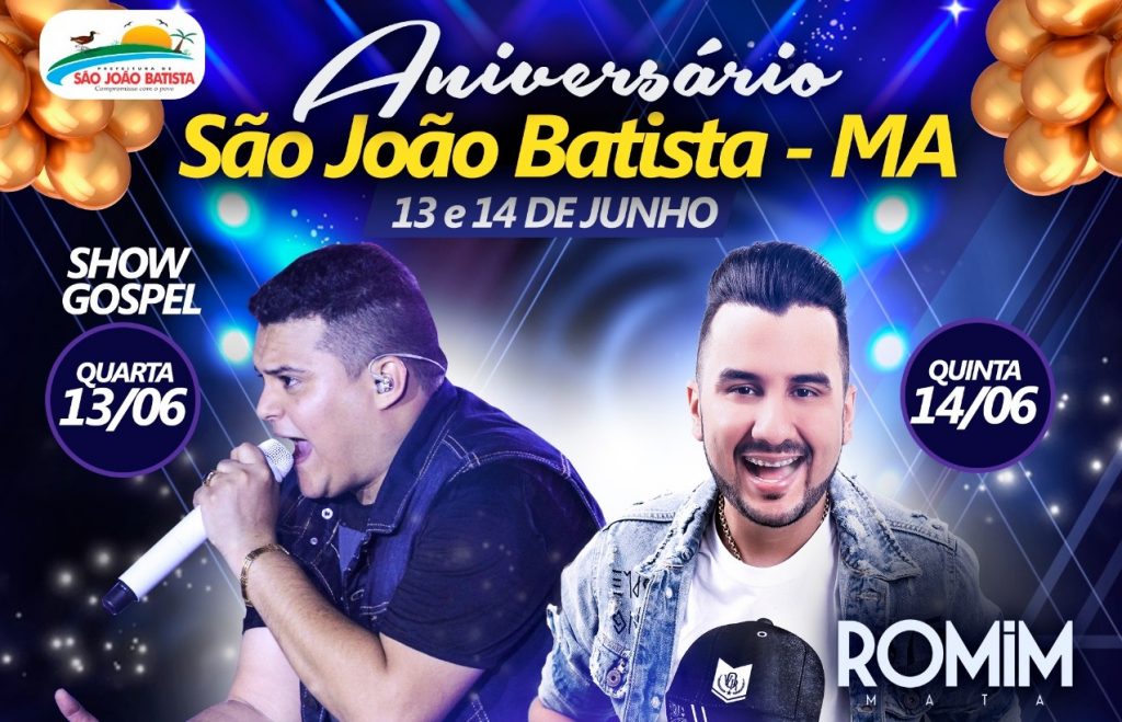 Confiram a programação completa dos 60 anos da cidade de São João Batista