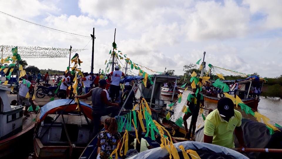 Em Cajapió, festa de São Pedro termina com procissão marítima e sorteio de prêmios para pescadores