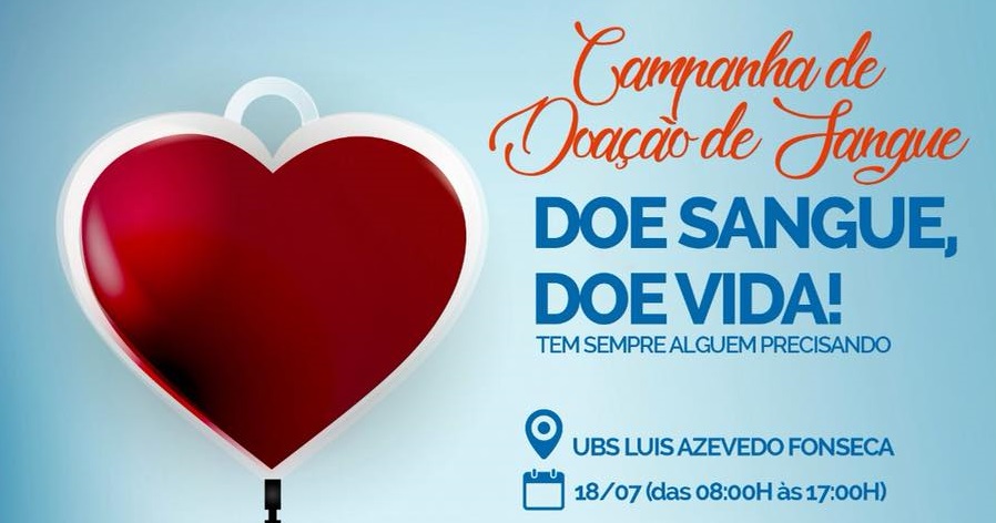 Prefeitura de Cajapió e Hemomar iniciam, este mês, campanha de doação de sangue