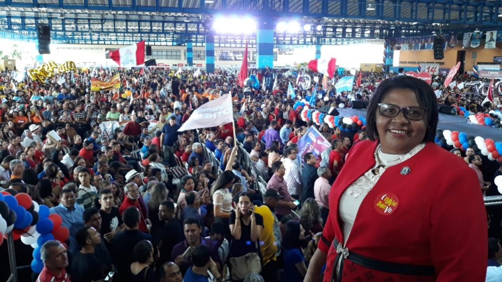 Conceição lidera comitiva de São Vicente durante convenção de Flávio Dino em São Luis