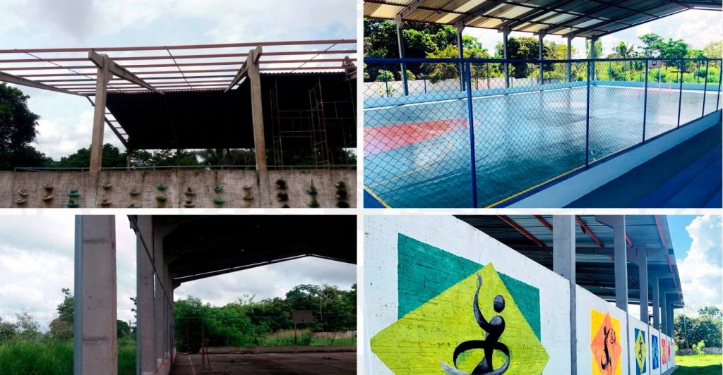 Governo do Estado entrega quadra poliesportiva totalmente revitalizada em Matinha