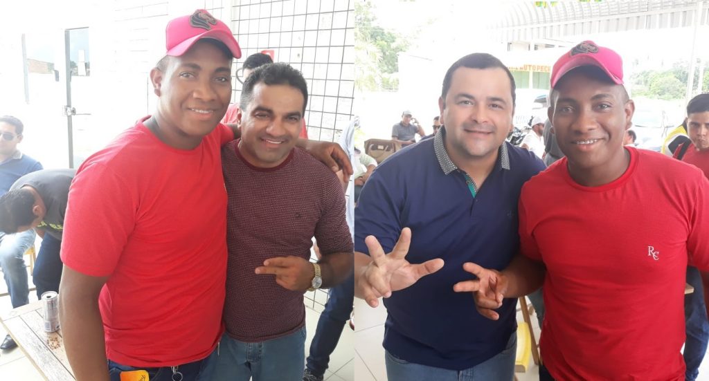 Em Viana, jovem Jeferson do povoado Cajueiro declara apoio a Vinícius Louro e Josimar
