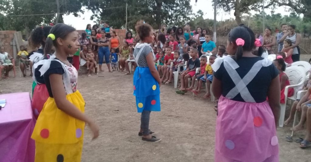 Grupo Jovens pela Mudança realiza festa para crianças do povoado Olho D’água dos Bungas